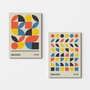 Wallity Cuadros Decorativos de Lienzo Multicolor 50 x 70 cm (2 Piezas)